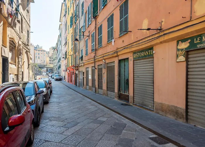 Charming Flat Next To Genoa's Aquarium - Happy شقة