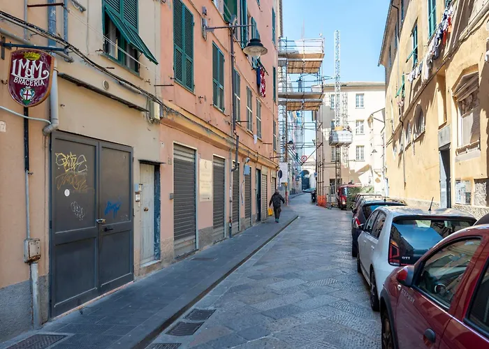 Charming Flat Next To Genoa's Aquarium - Happy شقة جنوة